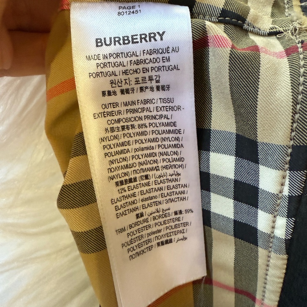 Burberry Checkered Top in Tan and Black - Picture 3 of 5